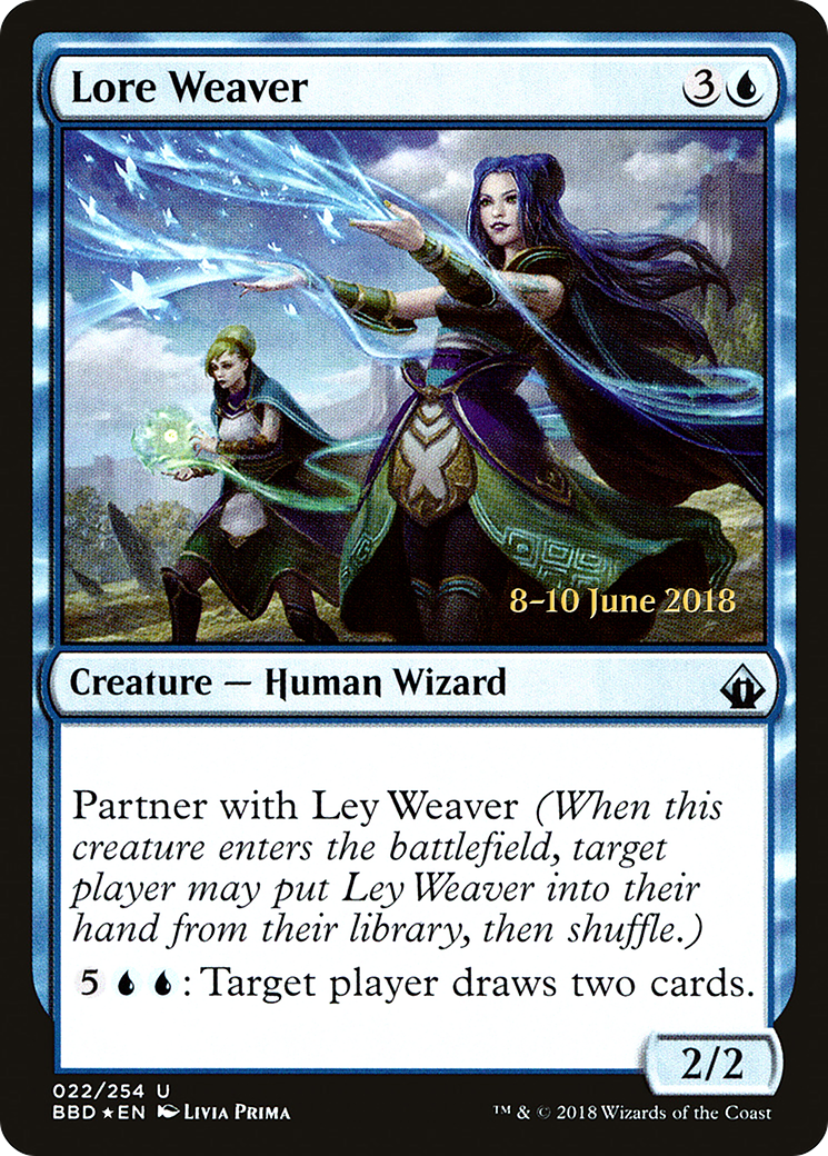 Lore Weaver (LARP-22S) [Battlebond Promos] Foil