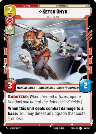 Ketsu Onyo - Old Friend (147/262) [Shadows of the Galaxy] Foil