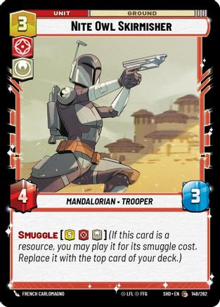Nite Owl Skirmisher (149/262) [Shadows of the Galaxy] Foil