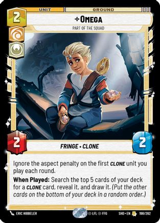 Omega - Part of the Squad (198/262) [Shadows of the Galaxy] Foil