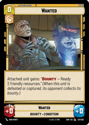 Wanted (221/262) [Shadows of the Galaxy] Foil