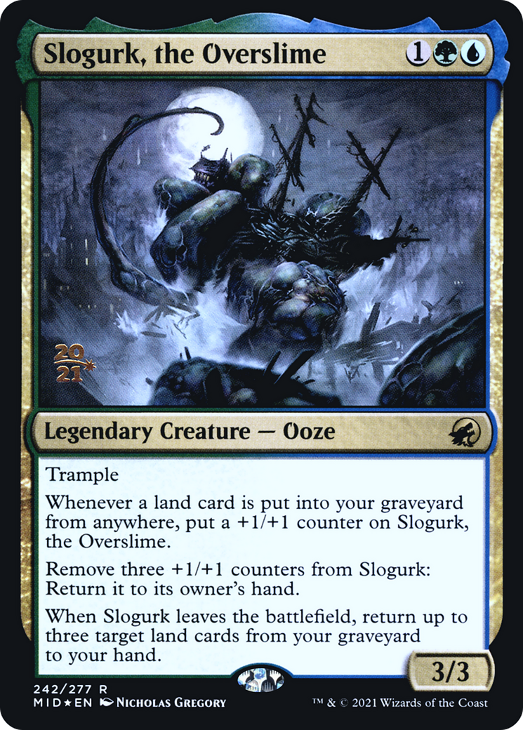 Slogurk, the Overslime (PRE-242S) [Innistrad: Midnight Hunt Promos] Foil