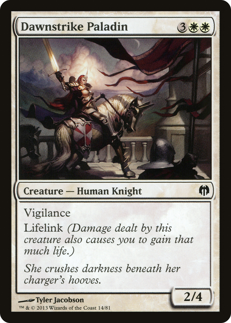 Dawnstrike Paladin (DDL-014) [Duel Decks: Heroes vs. Monsters]