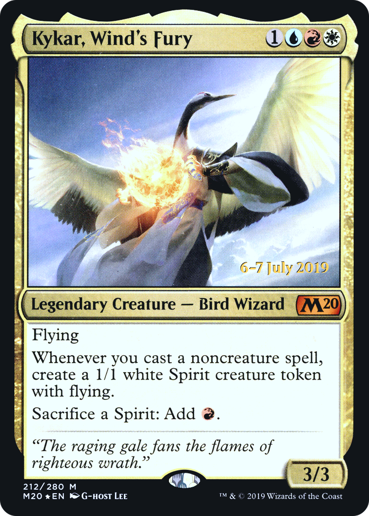 Kykar, Wind's Fury (PRE-212S) [Core Set 2020 Promos] Foil