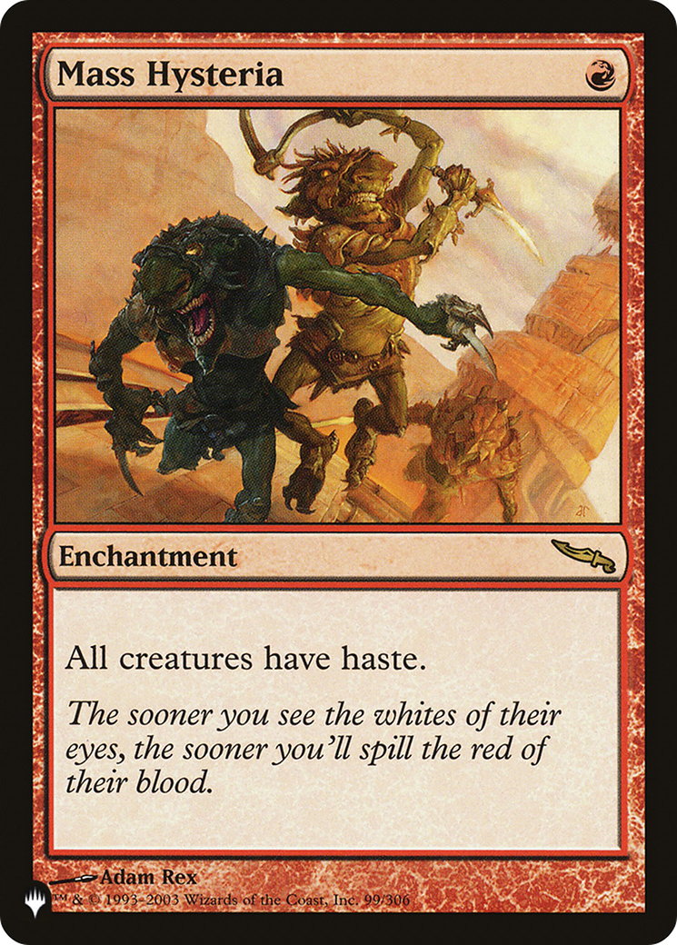Mass Hysteria (LIST-MRD-99) [The List]