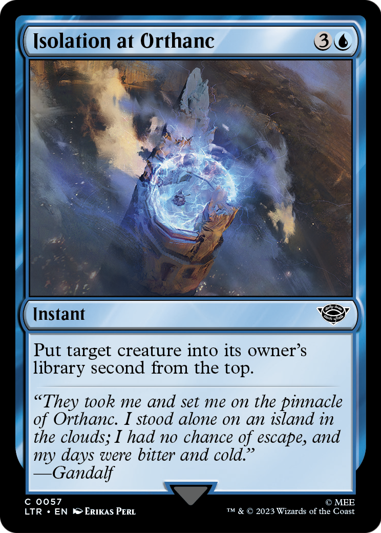 Isolation at Orthanc (LTR-057) [The Lord of the Rings: Tales of Middle-earth]