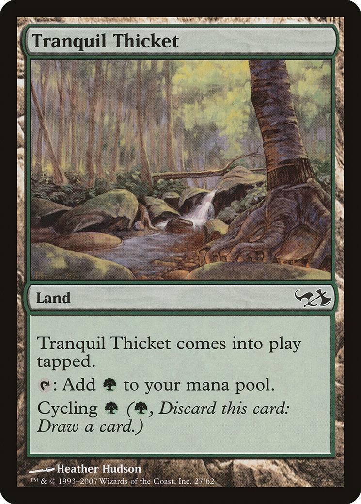 Tranquil Thicket (EVG-027) [Duel Decks: Elves vs. Goblins]