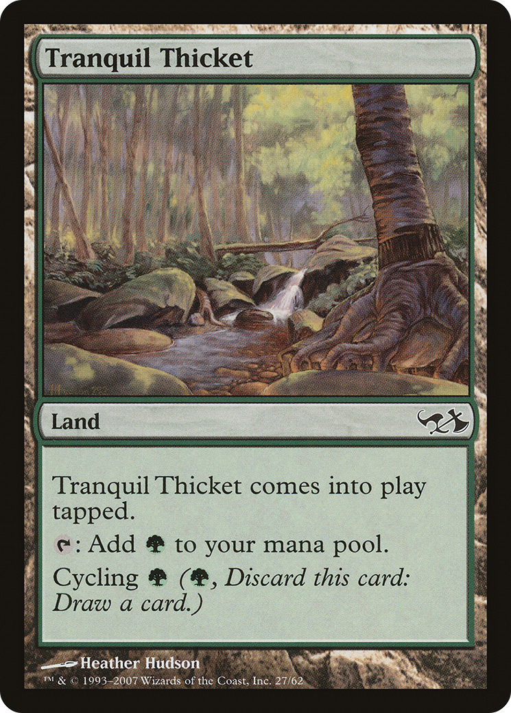 Tranquil Thicket (EVG-027) [Duel Decks: Elves vs. Goblins]