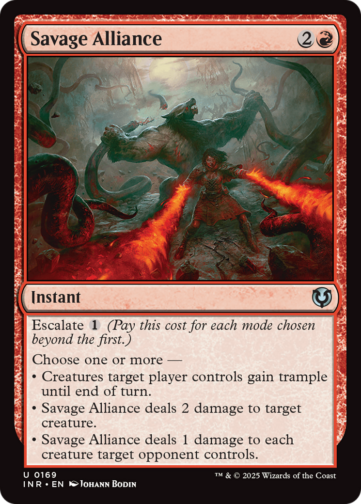Savage Alliance (INR-169) [Innistrad Remastered]
