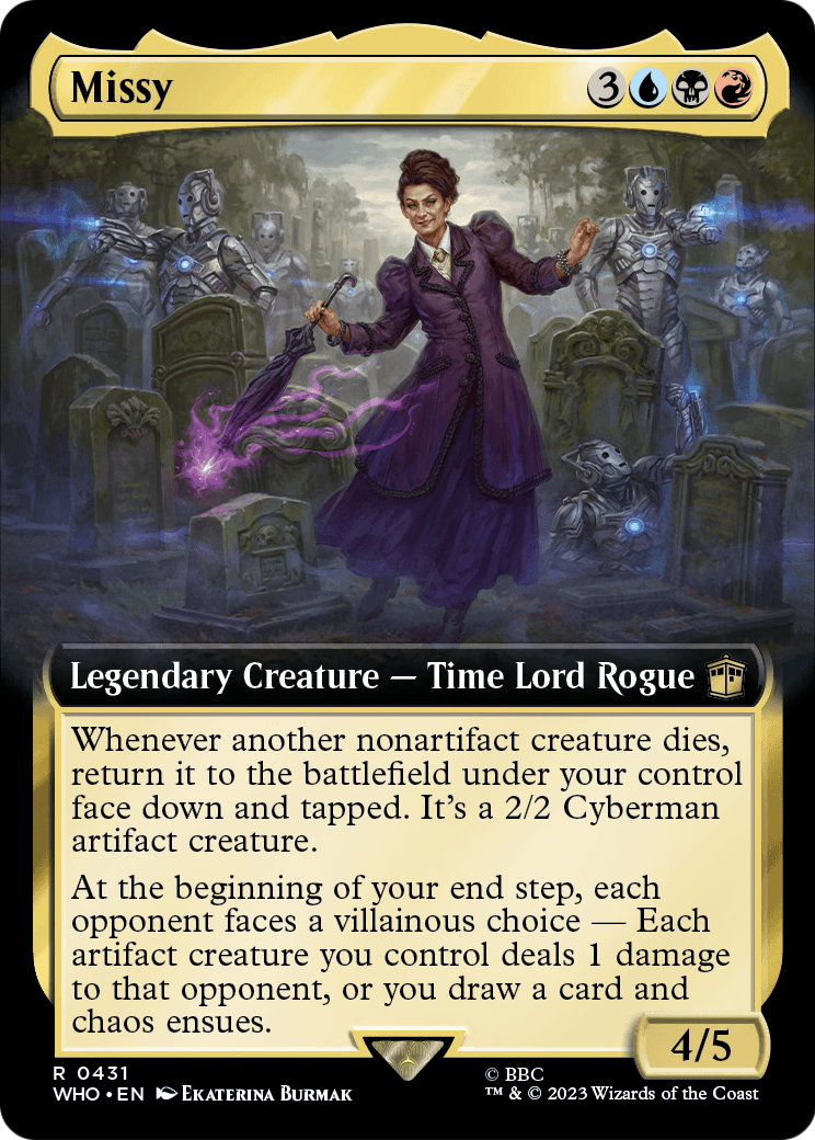 Missy (Extended Art) (WHO-431) [Doctor Who] Foil