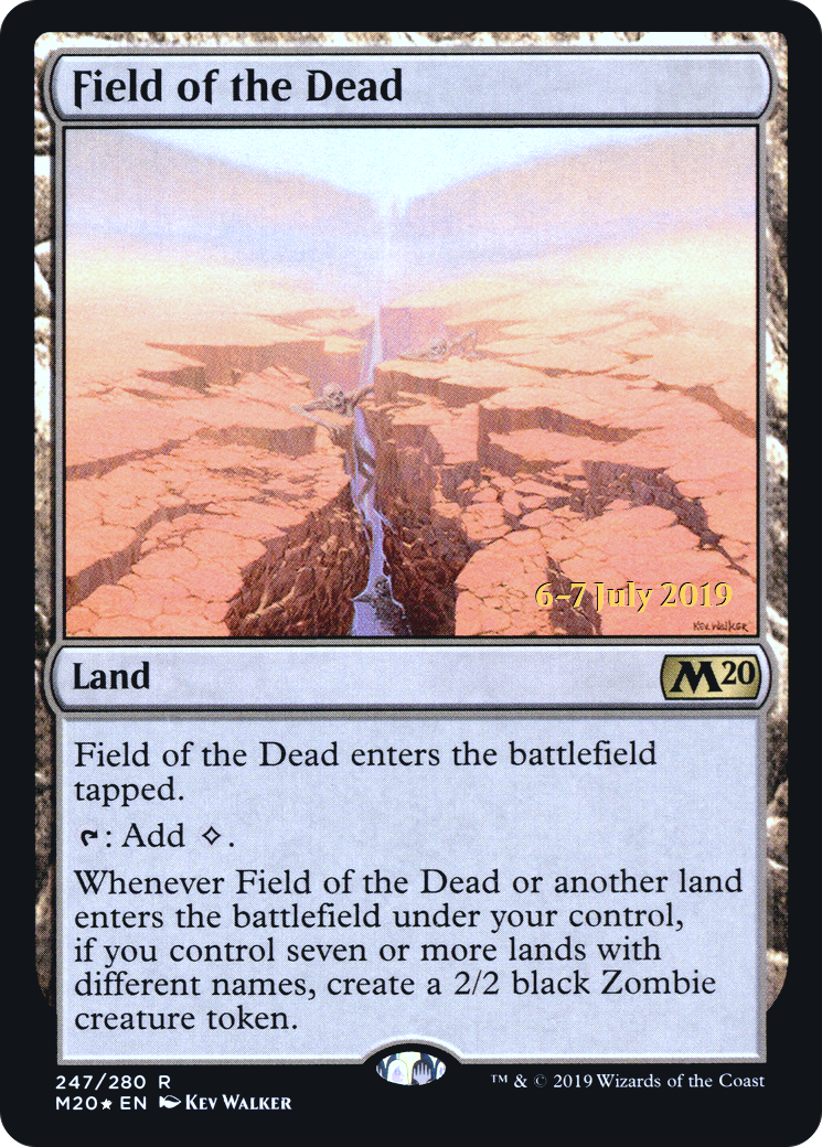 Field of the Dead (PRE-247S) [Core Set 2020 Promos] Foil