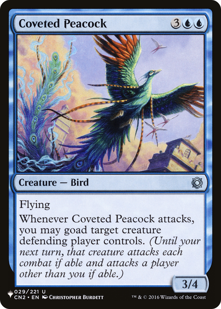 Coveted Peacock (LIST-CN2-29) [The List]
