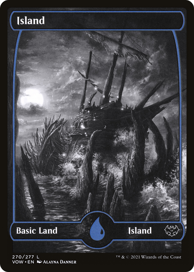 Island (VOW-270) (Showcase) [Innistrad: Crimson Vow]