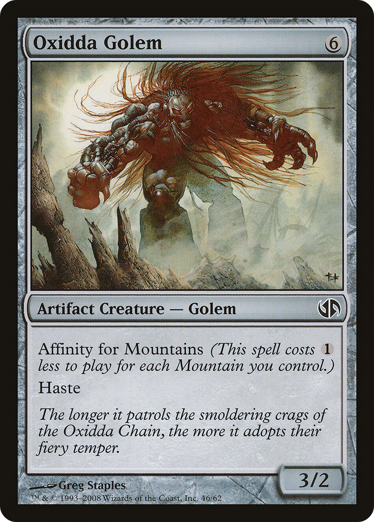 Oxidda Golem (DD2-046) [Duel Decks: Jace vs. Chandra]