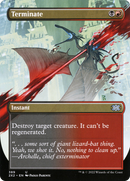 Terminate (Borderless) (2X2-389) [Double Masters 2022]