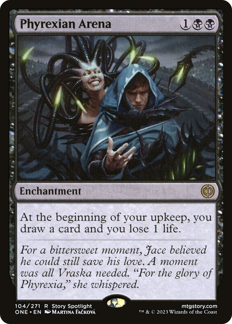 Phyrexian Arena (ONE-104) [Phyrexia: All Will Be One] Foil
