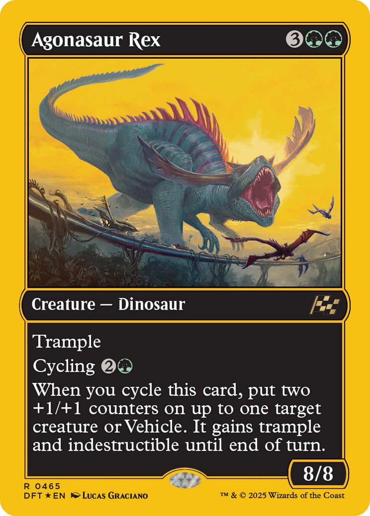 Agonasaur Rex (DFT-465) [Aetherdrift] Foil