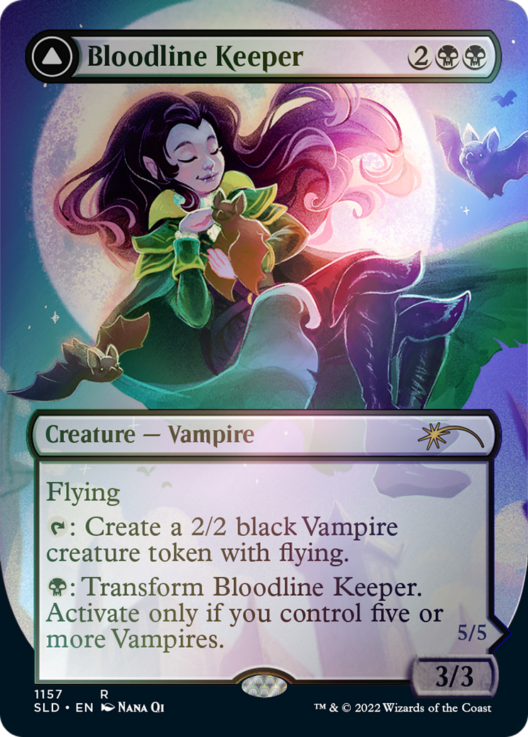Bloodline Keeper // Lord of Lineage (SLD-1157) [Secret Lair Drop] (Borderless) Foil