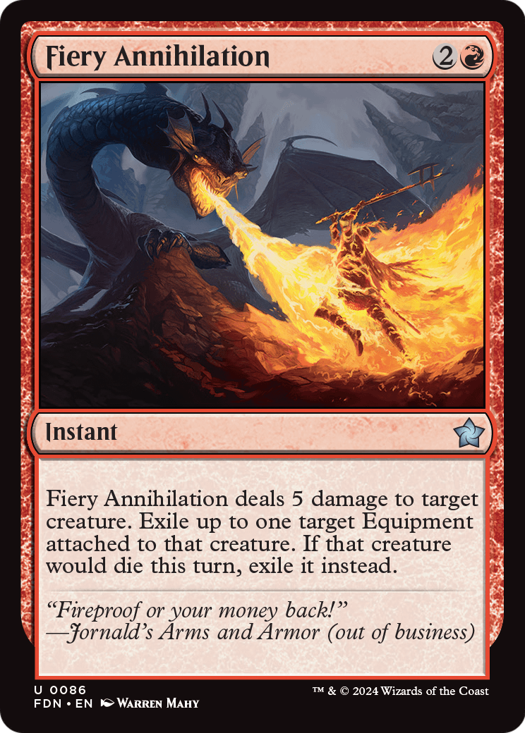 Fiery Annihilation (FDN-086) [Foundations]