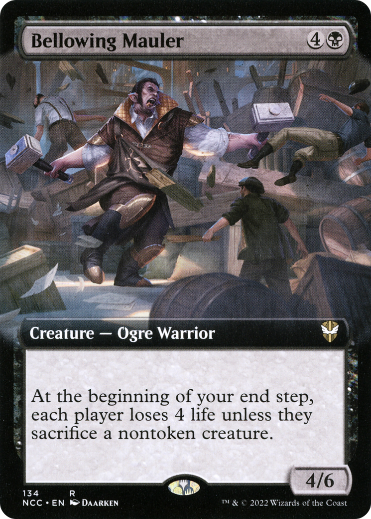 Bellowing Mauler (NCC-134) [New Capenna Commander]: (Extended Art)