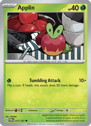 Applin - 017/167 17 - [SV06 Twilight Masquerade] Reverse Holofoil