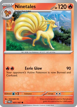 Ninetales 27 - [SV06 Twilight Masquerade] Reverse Holofoil