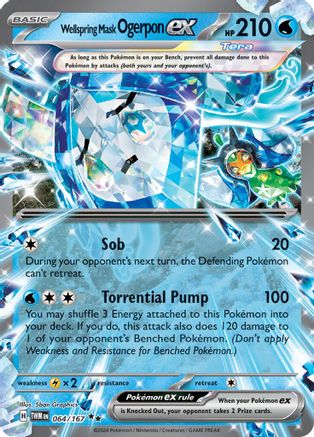 Wellspring Mask Ogerpon ex - 064/167 64 - [SV06 Twilight Masquerade] Holofoil