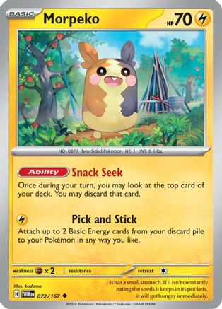 Morpeko 72 - [SV06 Twilight Masquerade]