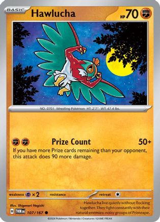 Hawlucha 107 - [SV06 Twilight Masquerade] Reverse Holofoil