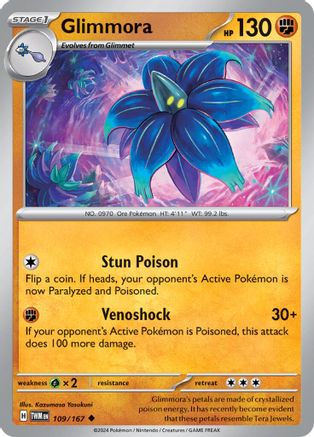 Glimmora 109 - [SV06 Twilight Masquerade] Reverse Holofoil