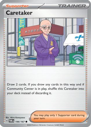 Caretaker - 144/167 144 - [SV06 Twilight Masquerade] Reverse Holofoil