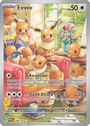 Eevee - 188/167 188 - [SV06 Twilight Masquerade] Holofoil