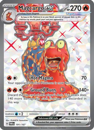 Magcargo ex - 191/167 191 - [SV06 Twilight Masquerade] Holofoil