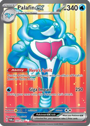 Palafin ex - 193/167 193 - [SV06 Twilight Masquerade] Holofoil