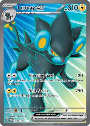 Luxray ex - 195/167 195 - [SV06 Twilight Masquerade] Holofoil