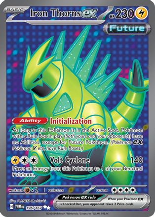 Iron Thorns ex - 196/167 196 - [SV06 Twilight Masquerade] Holofoil