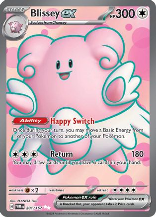 Blissey ex - 201/167 201 - [SV06 Twilight Masquerade] Holofoil