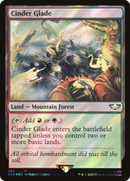 Cinder Glade (Surge Foil) (40K-269) [Warhammer 40,000 Commander] Foil