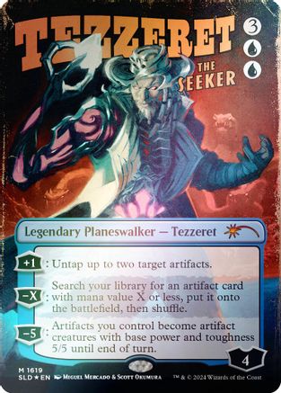 Tezzeret the Seeker (1619) (Rainbow Foil) (SLD-1619) [Secret Lair Drop Series] Foil