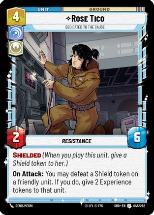 Rose Tico - Dedicated to the Cause (045/262) [Shadows of the Galaxy] Foil