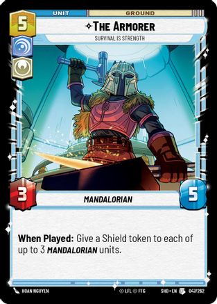 The Armorer - Survival Is Strength (047/262) [Shadows of the Galaxy] Foil