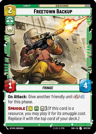 Freetown Backup (097/262) [Shadows of the Galaxy] Foil
