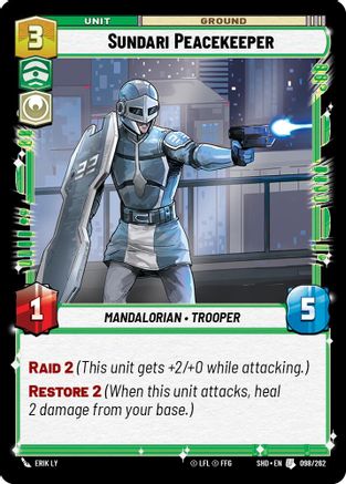 Sundari Peacekeeper (098/262) [Shadows of the Galaxy] Foil
