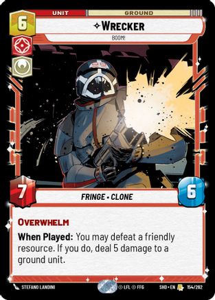 Wrecker - Boom! (154/262) [Shadows of the Galaxy] Foil