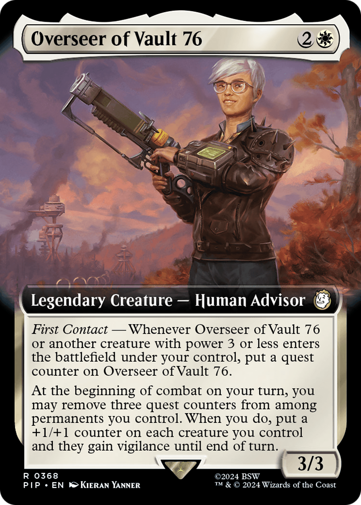 Overseer of Vault 76 (PIP-368) [Fallout]: (Extended Art) Foil