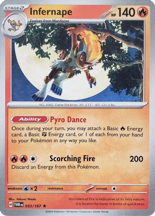 Infernape - 033/167 33 - [Deck Exclusives]