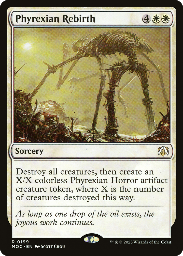 Phyrexian Rebirth (MOC-199) [March of the Machine Commander]