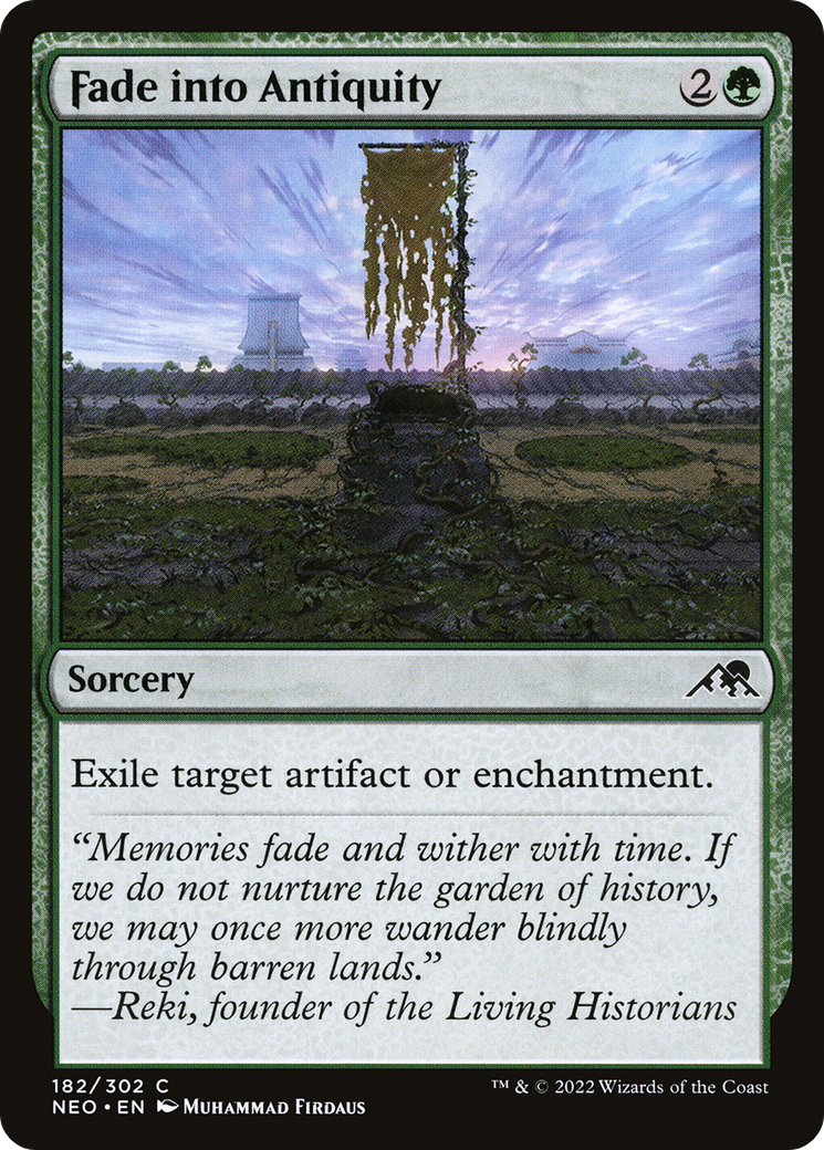 Fade into Antiquity (NEO-182) [Kamigawa: Neon Dynasty]