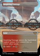 Inspiring Vantage (OTJ-303) [Outlaws of Thunder Junction] (Borderless) Foil