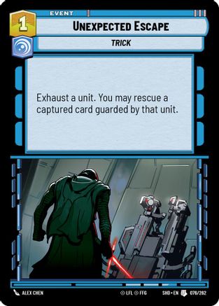 Unexpected Escape (076/262) [Shadows of the Galaxy] Foil